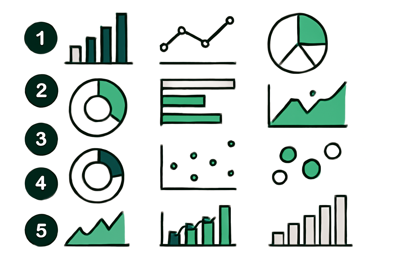 Топ-10 графиков для бизнес-аналитики: когда использовать каждый